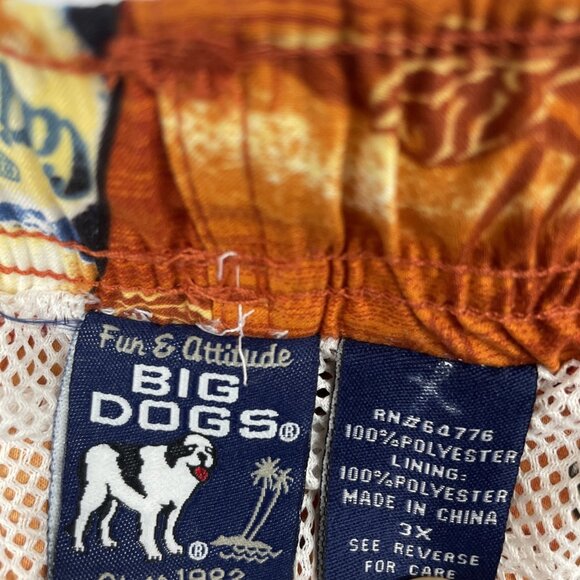 Big Dogs Swim Trunks Men’s 3XL  "It’s 5 O’Clock Somewhere" Pockets Hawaiian - Picture 5 of 14